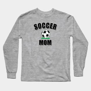 Soccer Mom Drawing And Text Long Sleeve T-Shirt